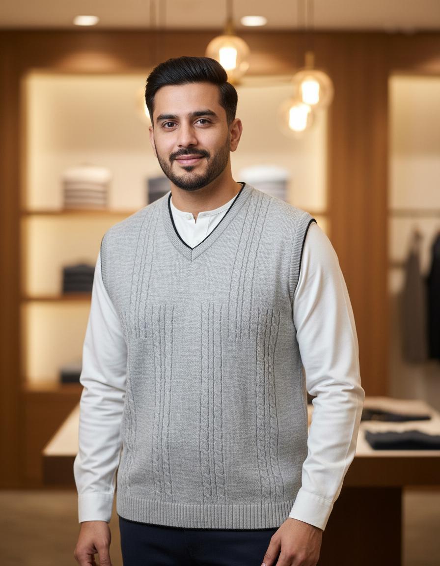 Sleeveless sweater